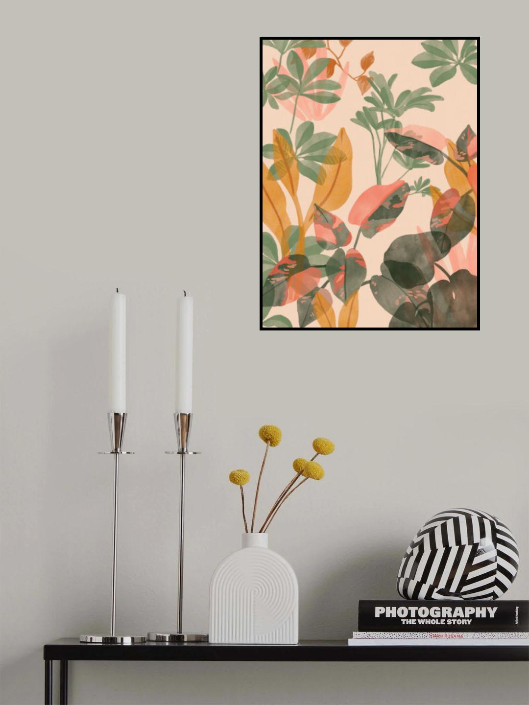 Tropical Mess Poster och Canvastavla