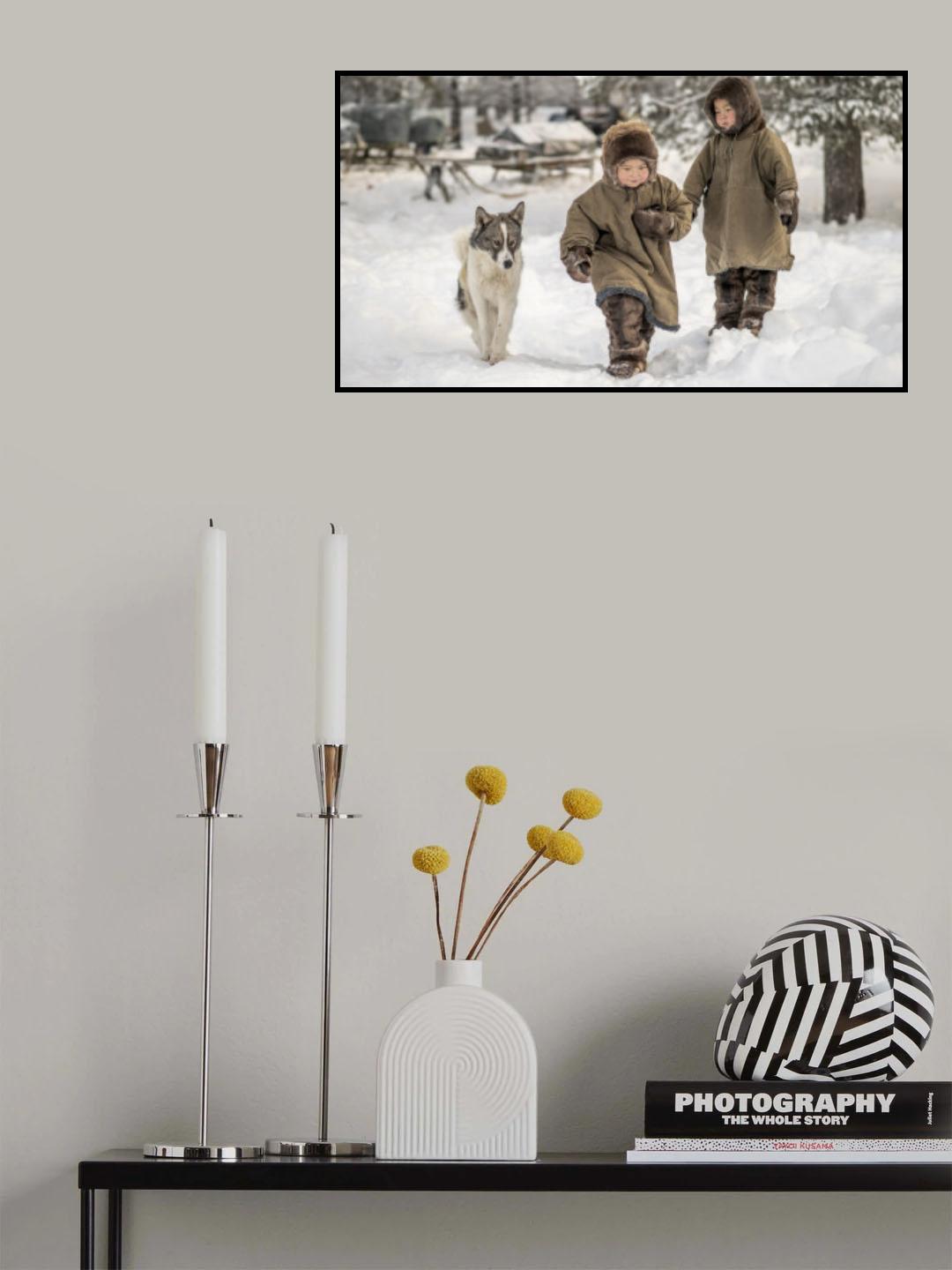 Anton, Stjopa and Polus Poster och Canvastavla