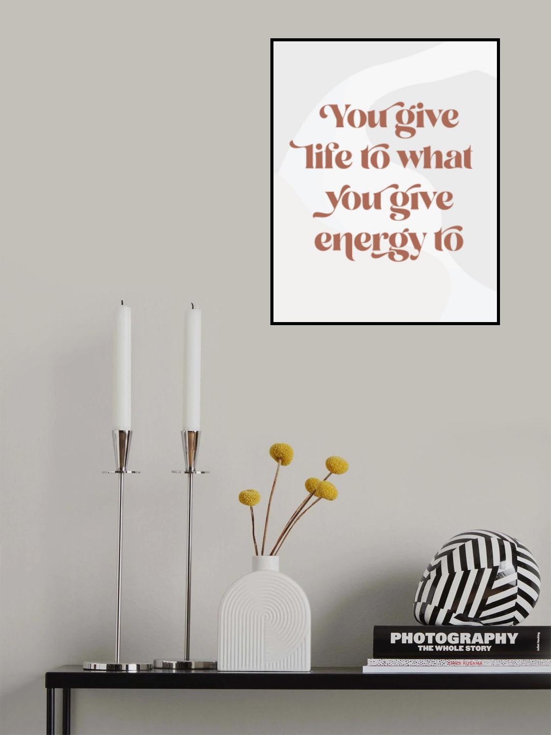 Life Energy Poster och Canvastavla