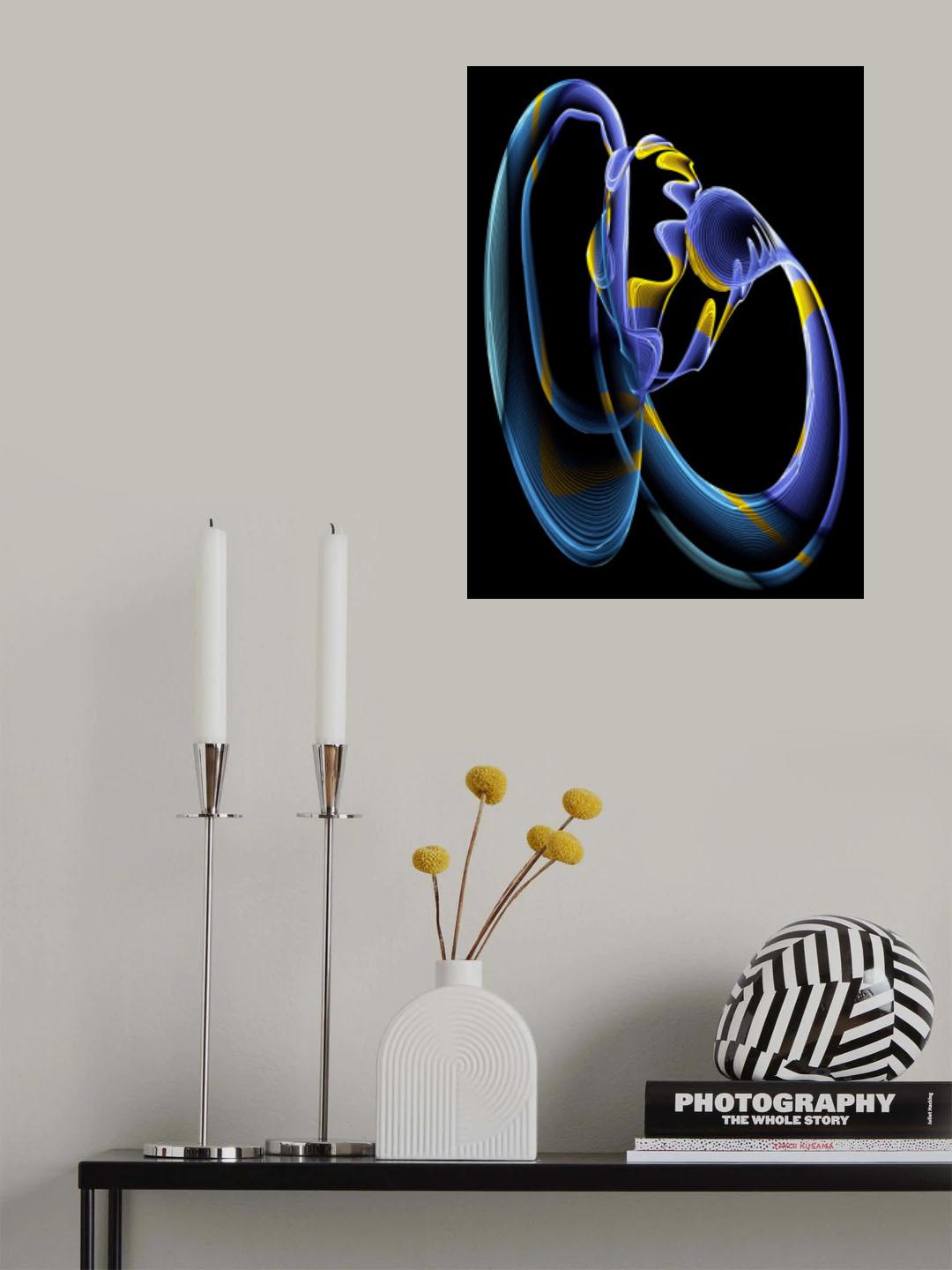 Earphone Poster och Canvastavla