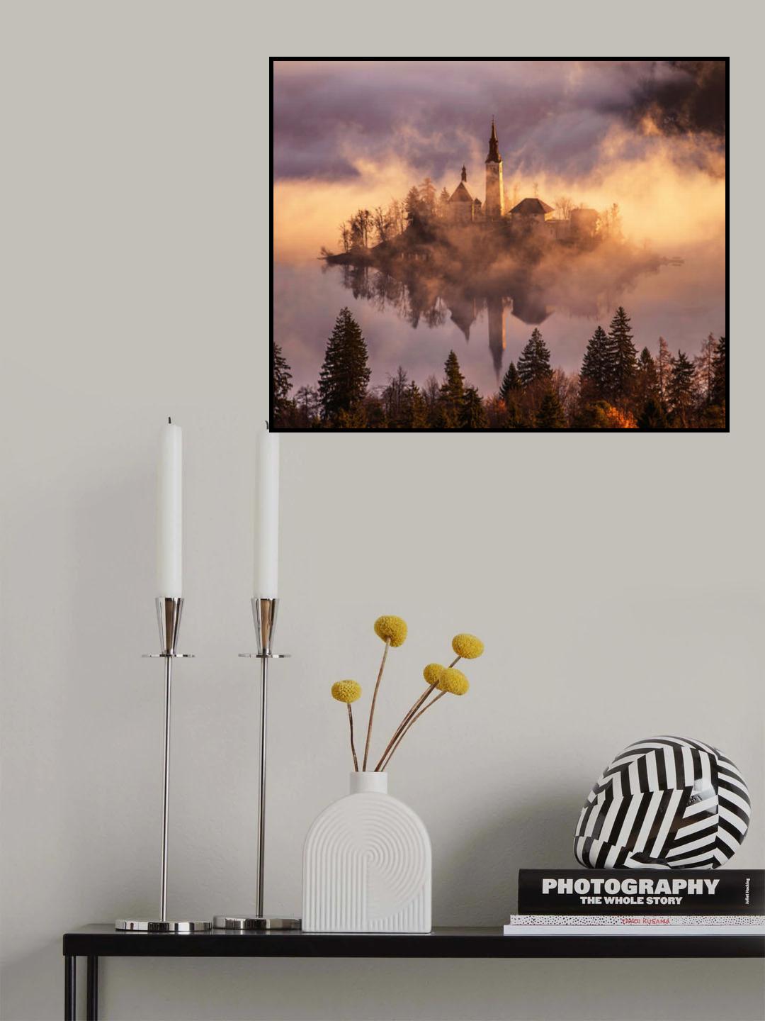 Floating island Poster och Canvastavla