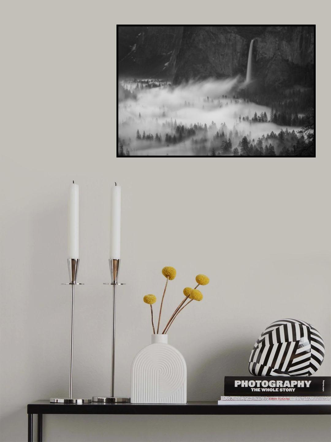 Falling into Cloud Poster och Canvastavla