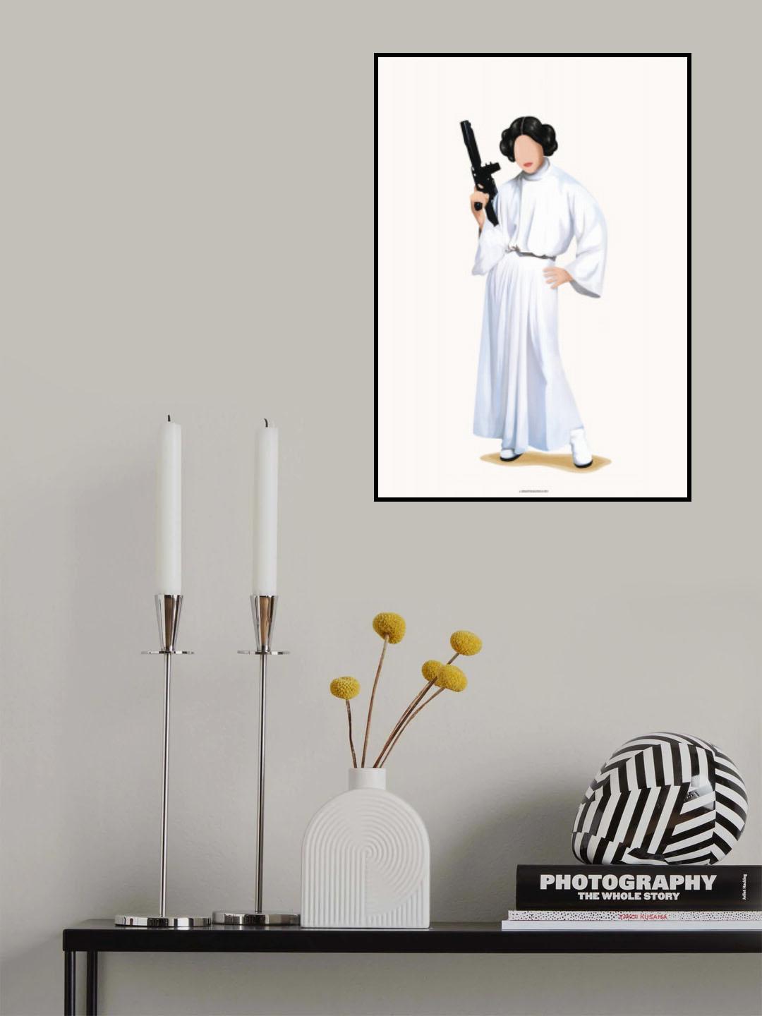 Princess Leia Poster och Canvastavla