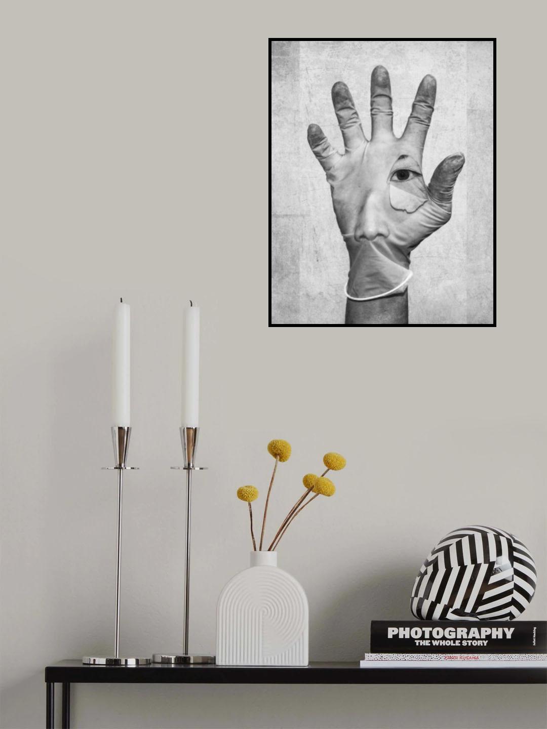 Torn gloves Poster och Canvastavla