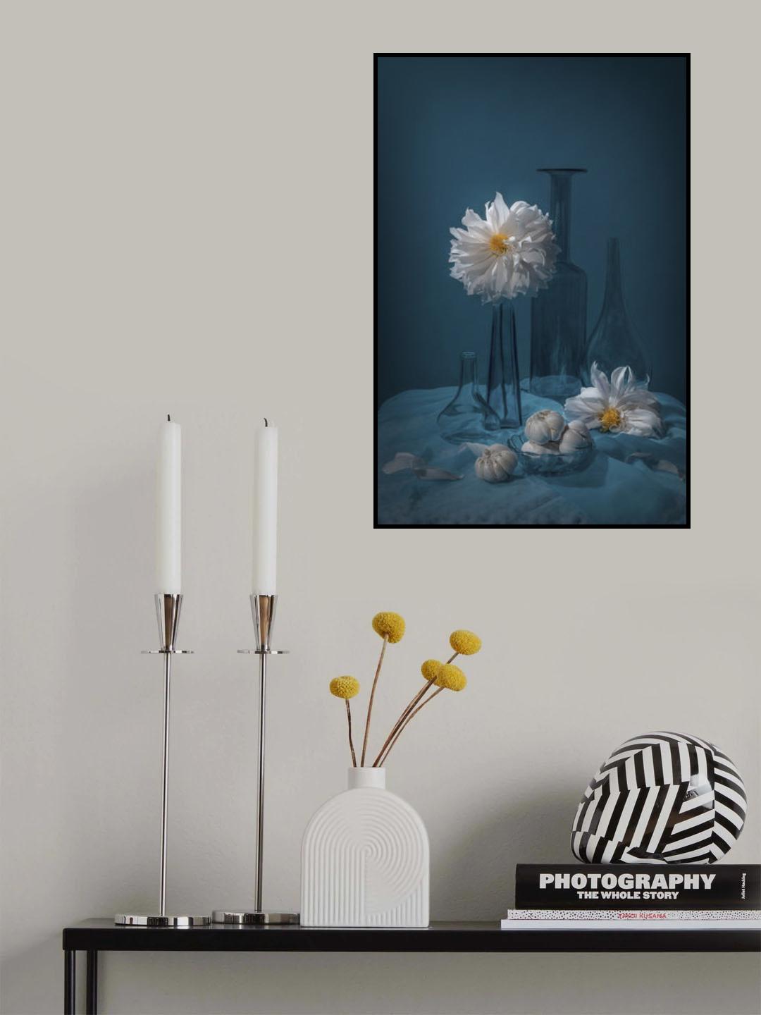 Garlic and Dahlia Poster och Canvastavla