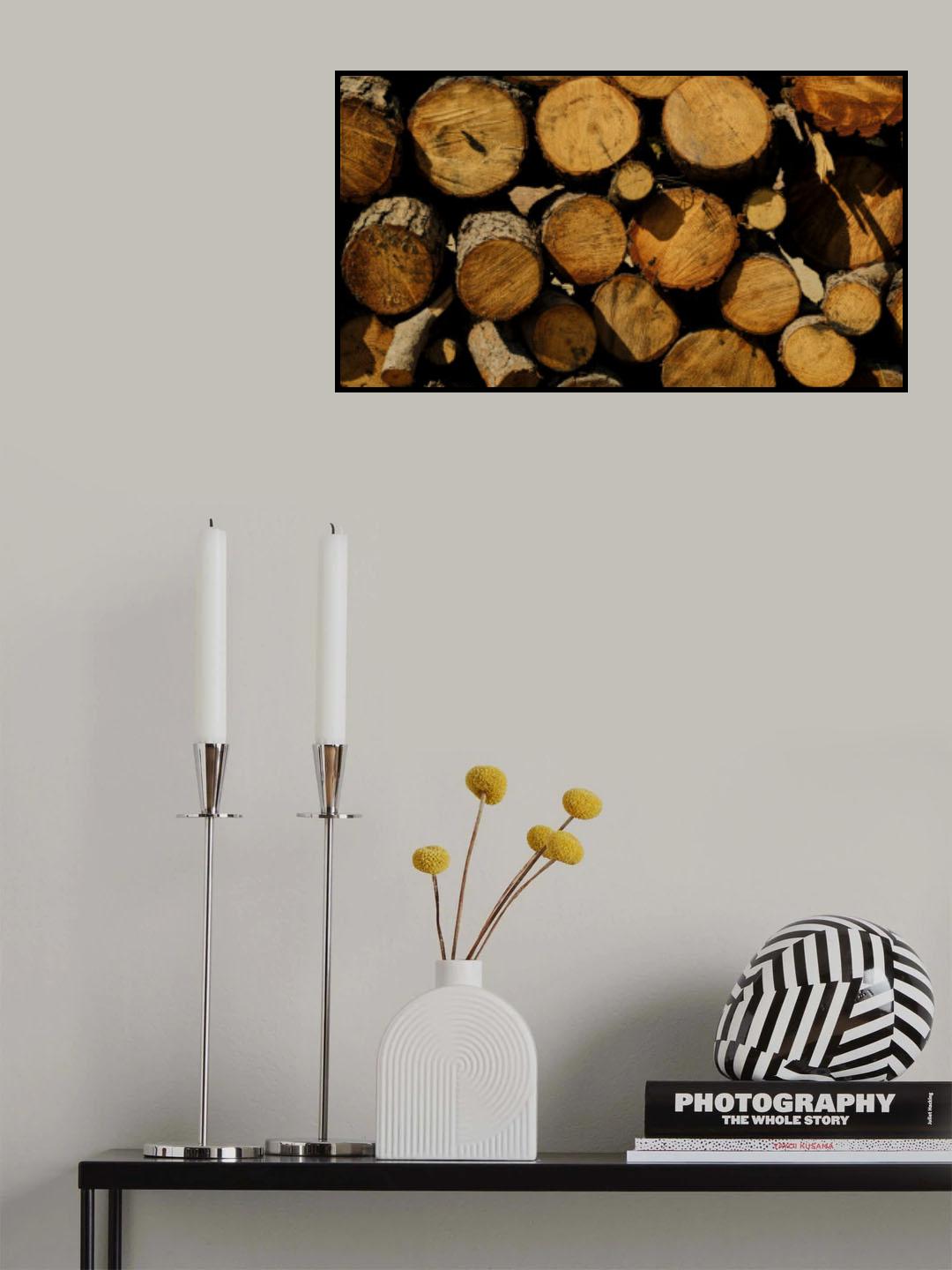 tree stumps in the forest Poster och Canvastavla