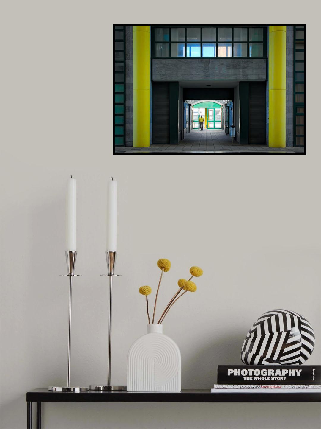 Yellow Poster och Canvastavla