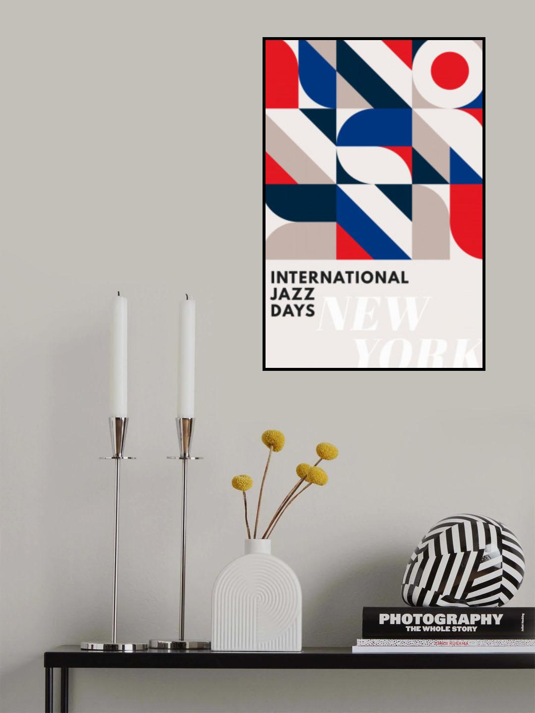 Jazz Days New York Poster och Canvastavla