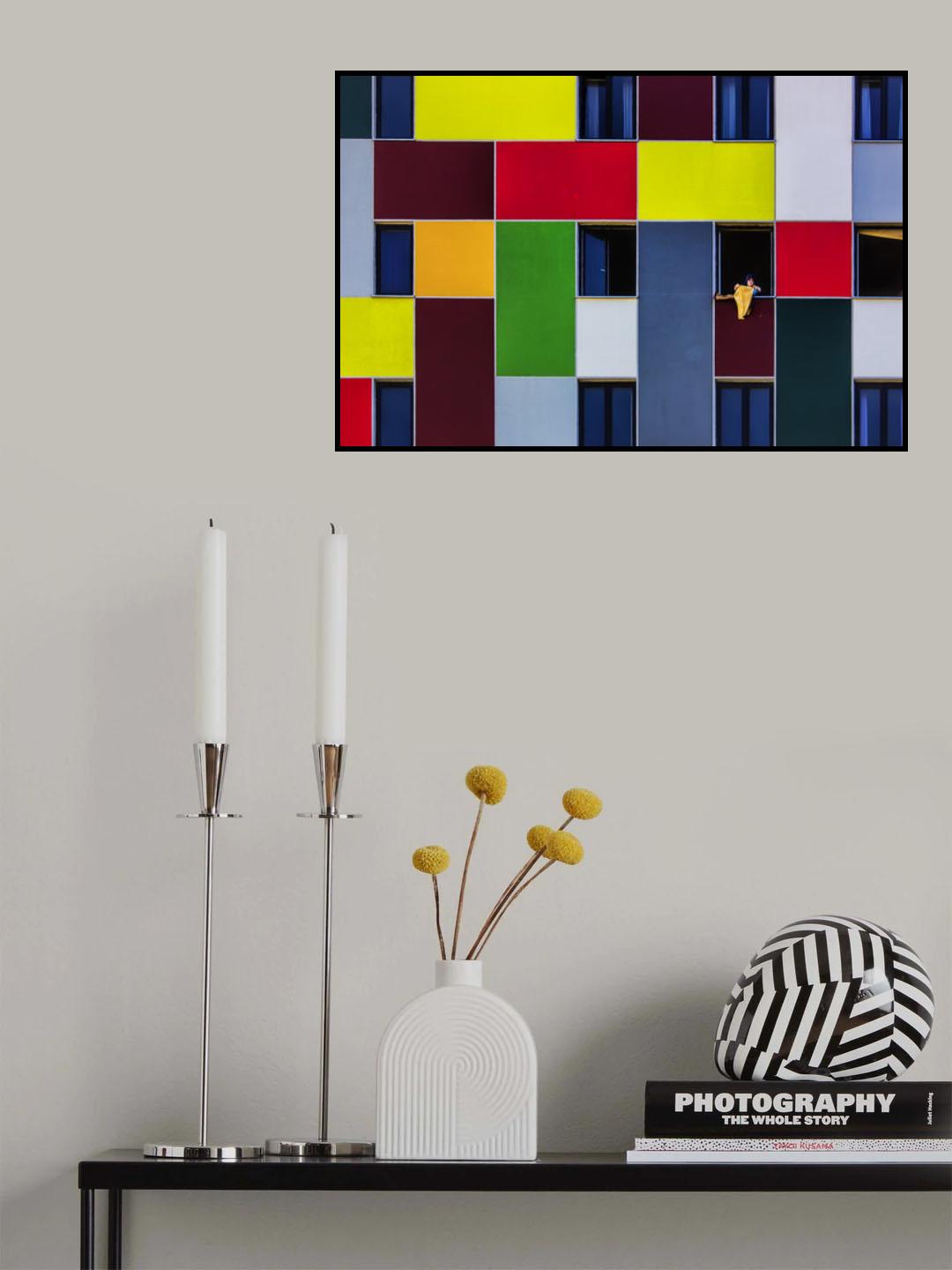 colored squares Poster och Canvastavla