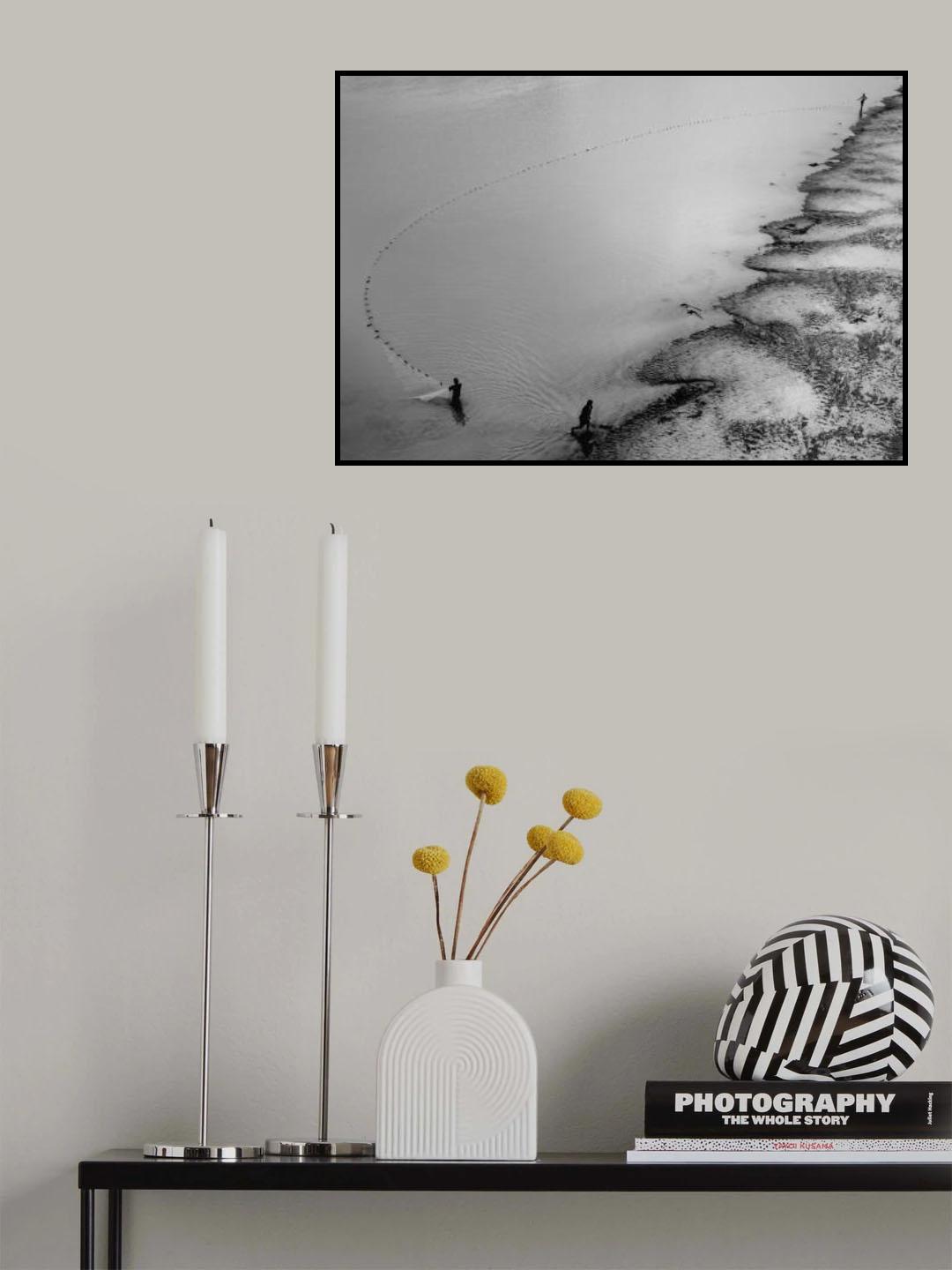 Fishing. Poster och Canvastavla
