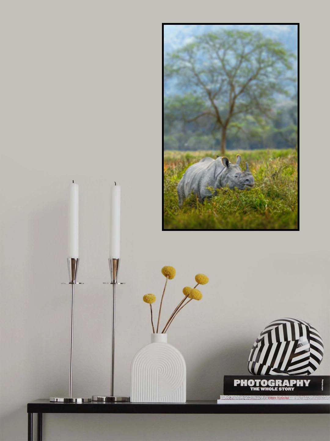 The Rhino Poster och Canvastavla