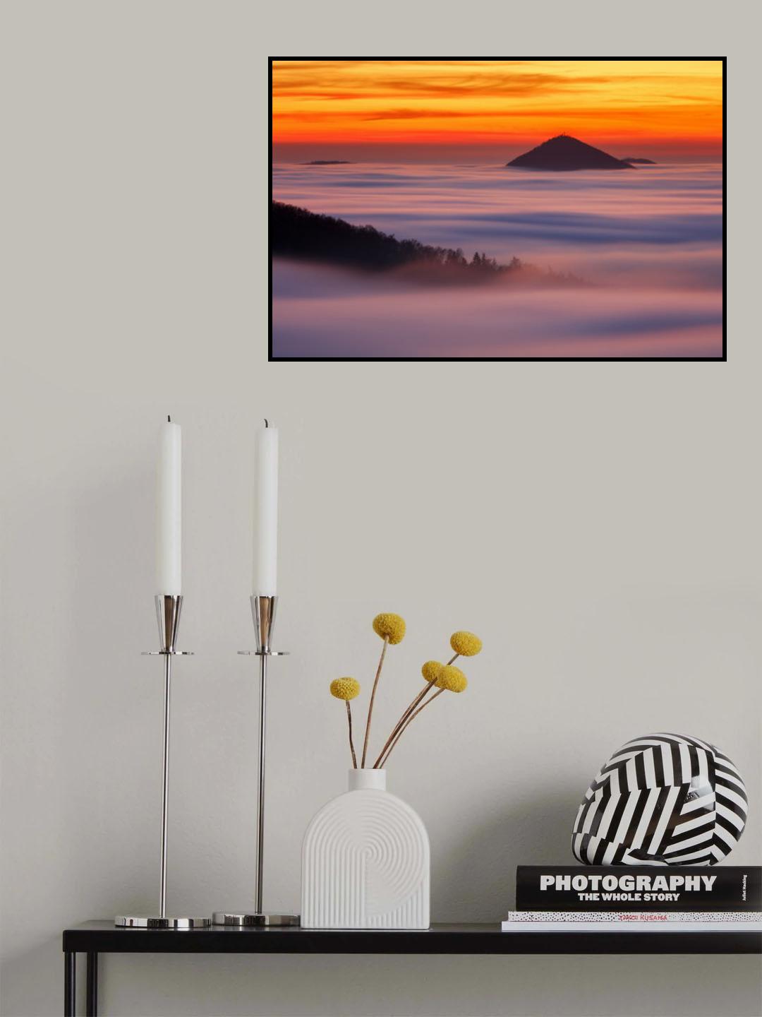 Islands in the Clouds Poster och Canvastavla