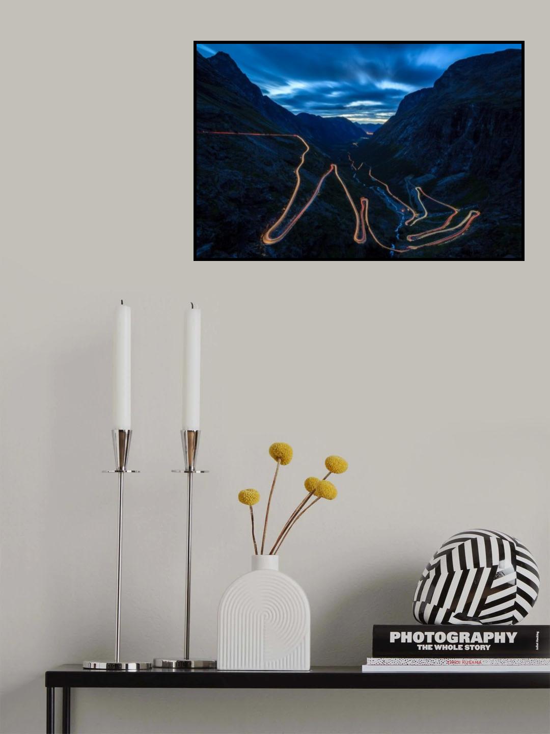 Trollstigen Poster och Canvastavla
