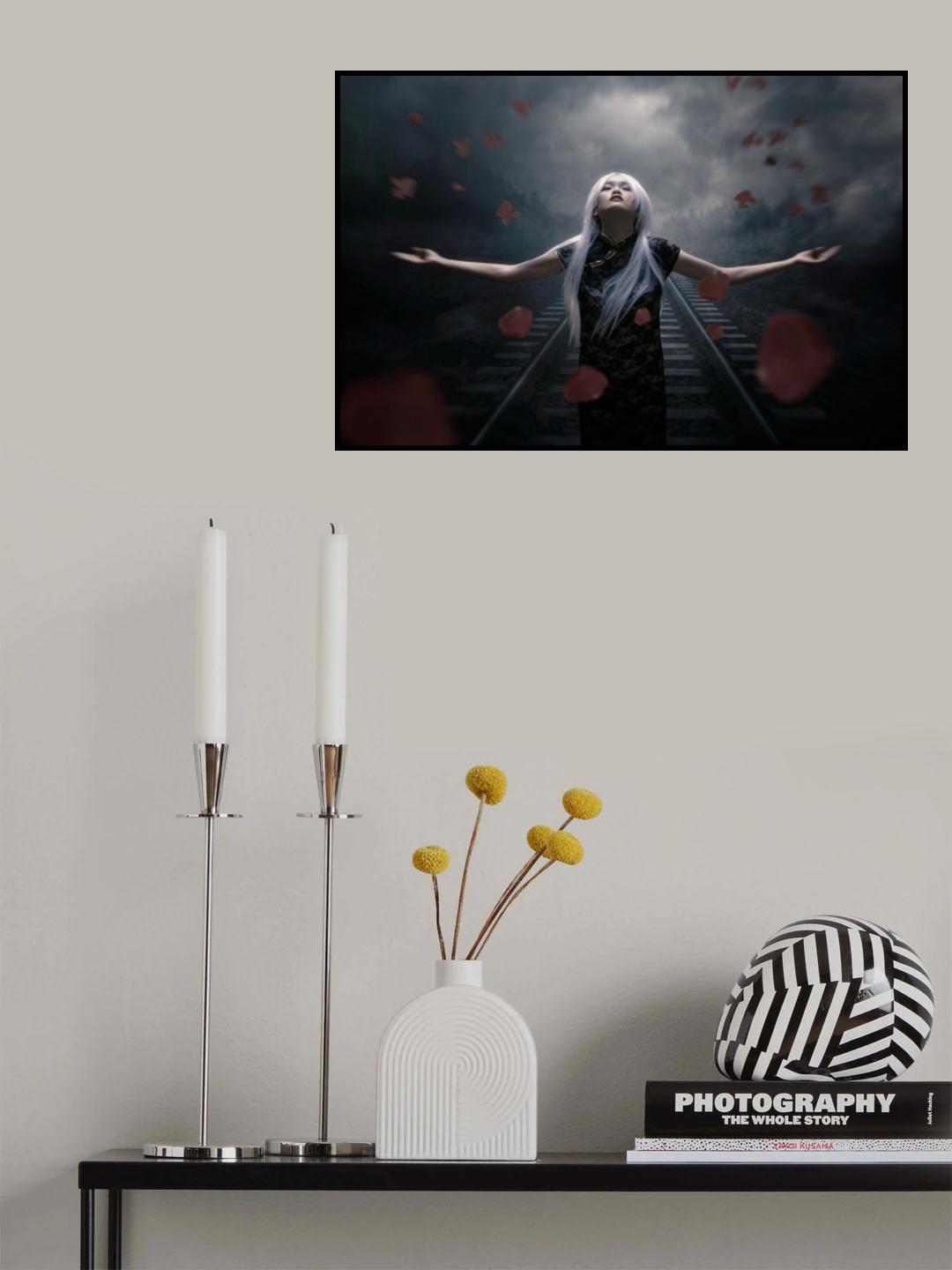 Dark Of Beauty Conceptual Poster och Canvastavla