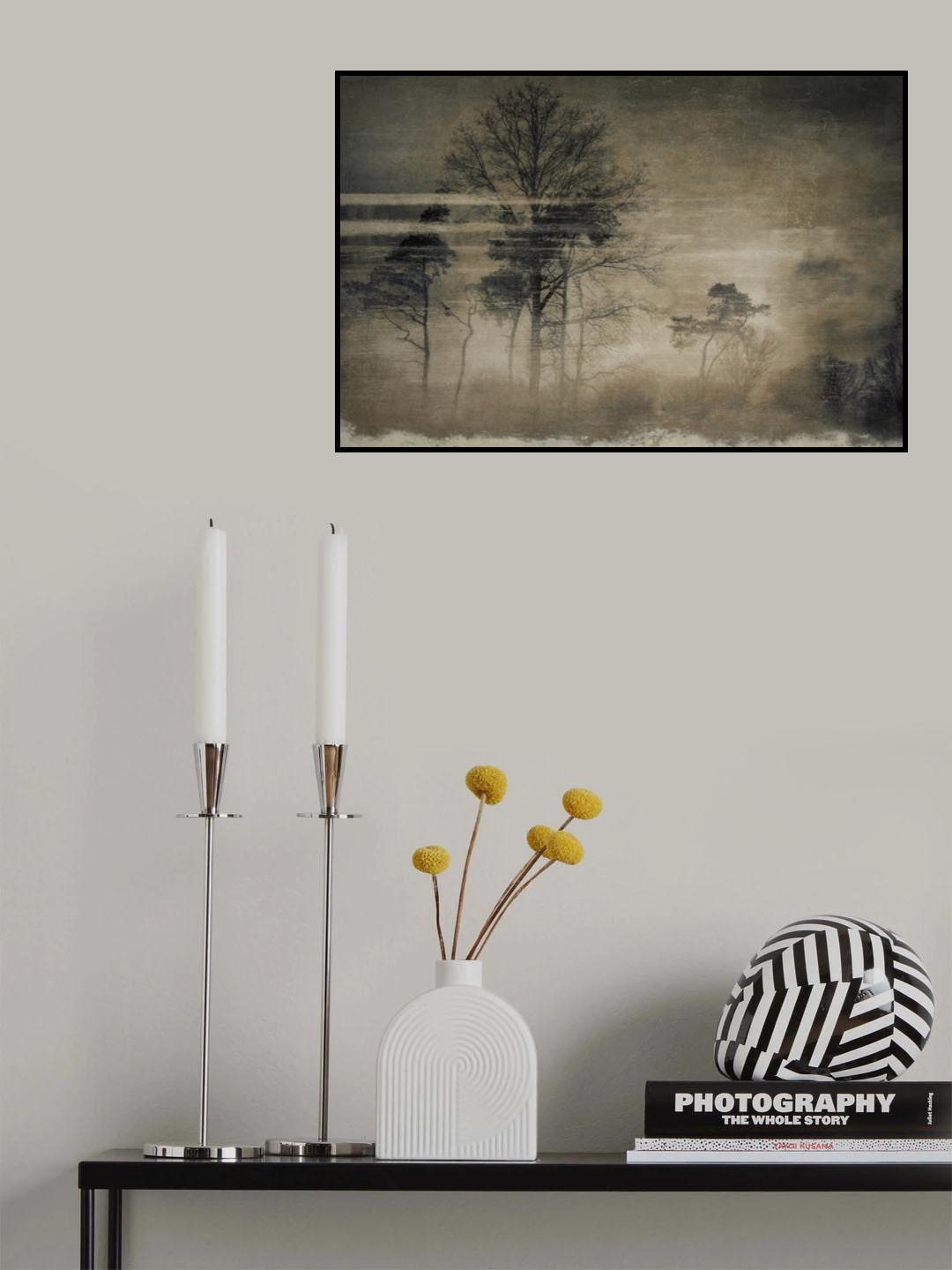 Old postcard Poster och Canvastavla