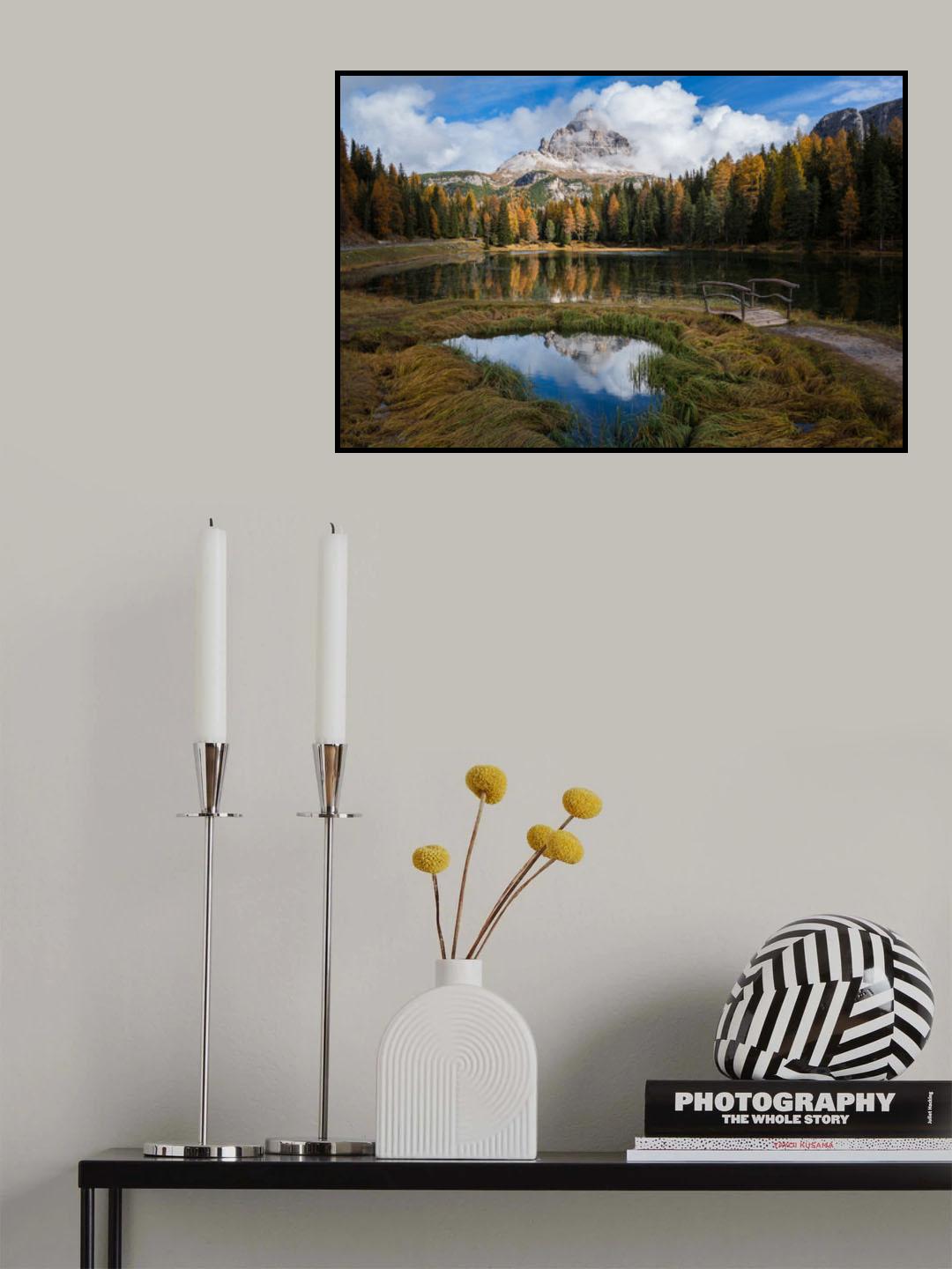 Lake Antorno Poster och Canvastavla
