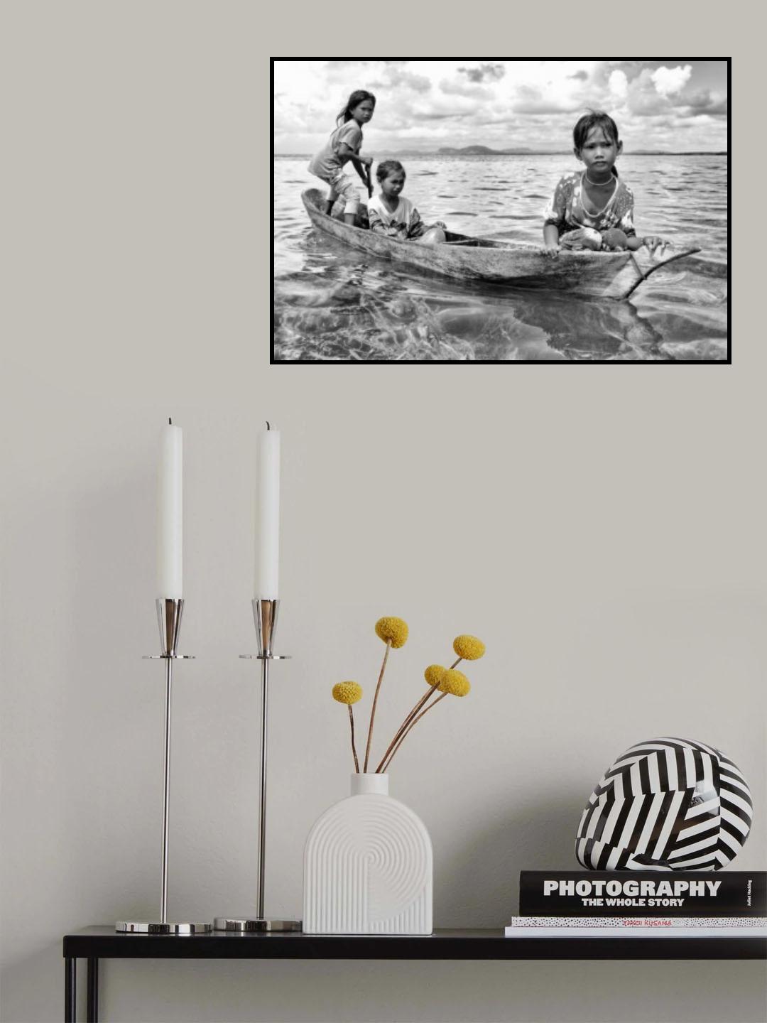 Life on the Water Poster och Canvastavla