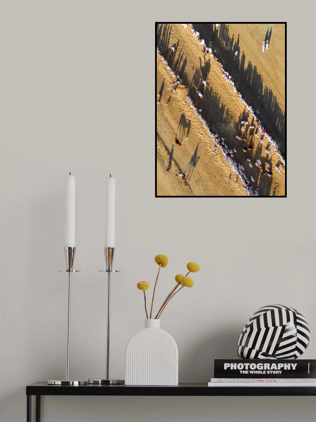 Camel & people around Poster och Canvastavla