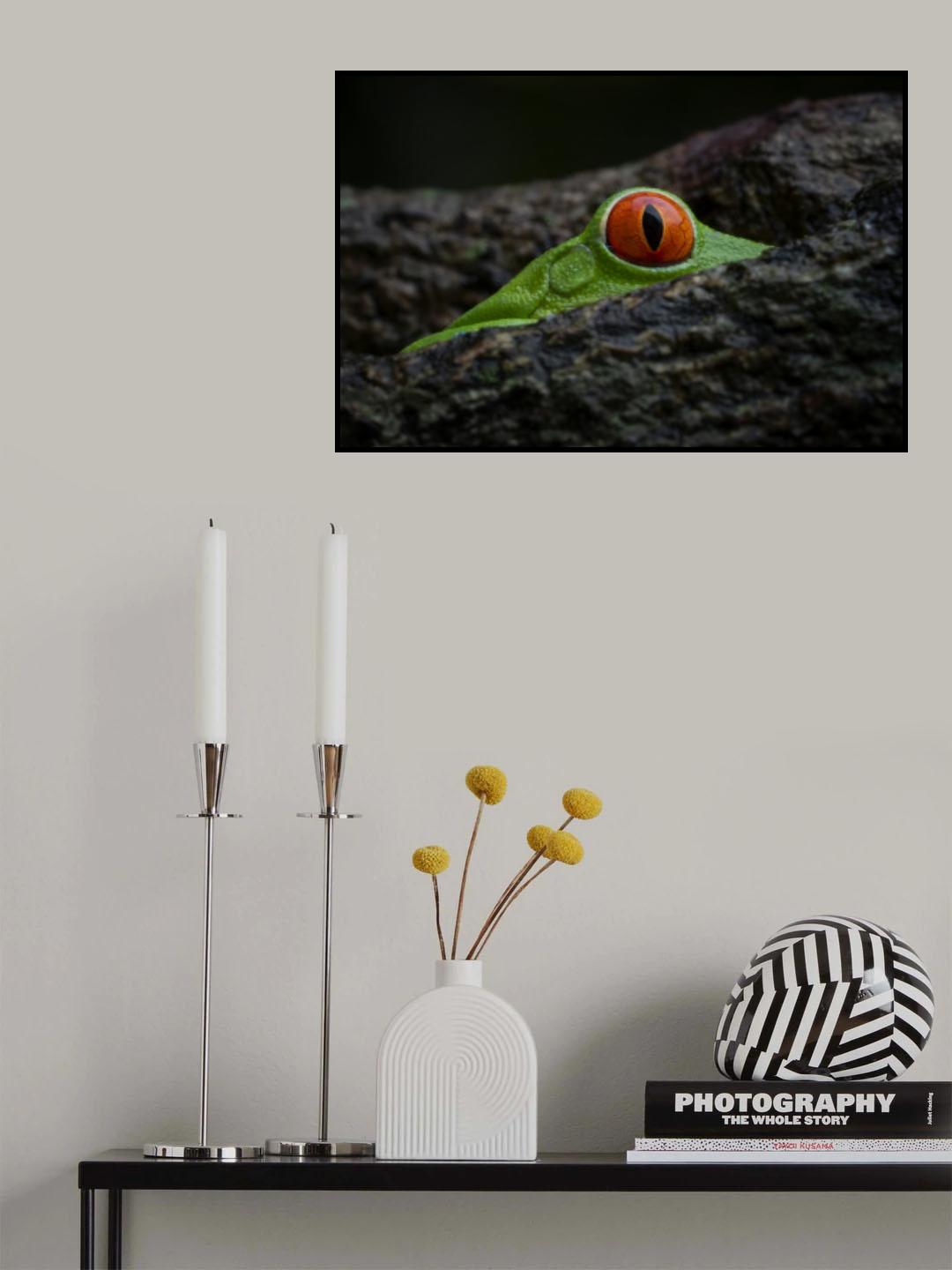 Peeking Poster och Canvastavla