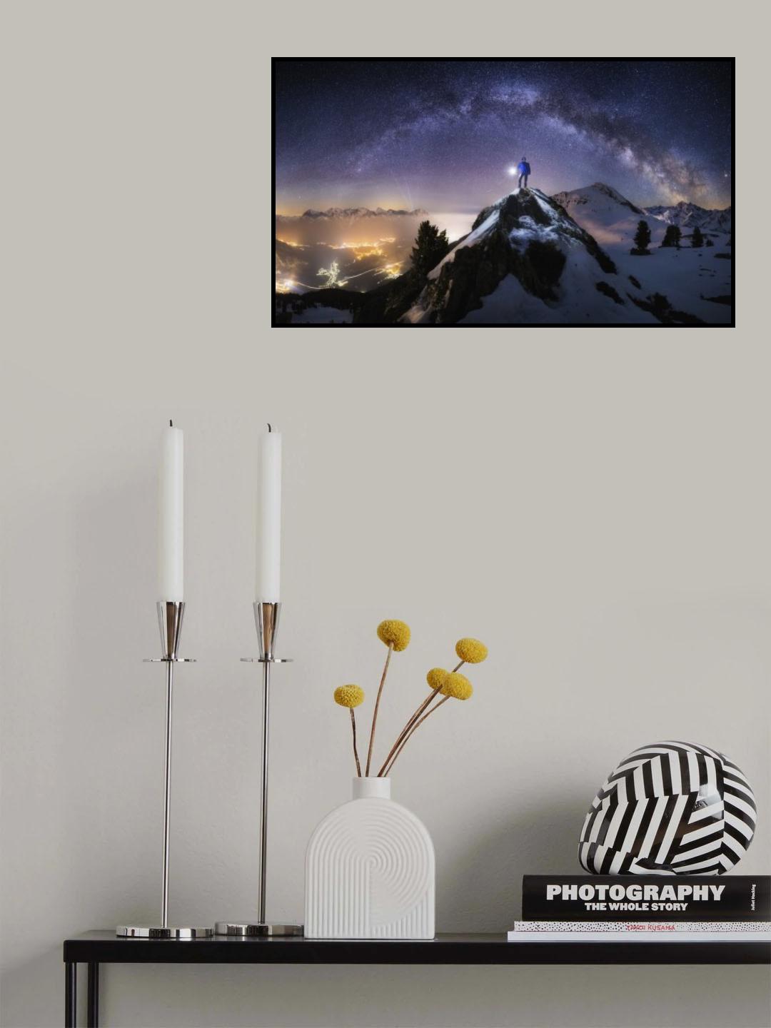 Per Aspera ad Astra Poster och Canvastavla