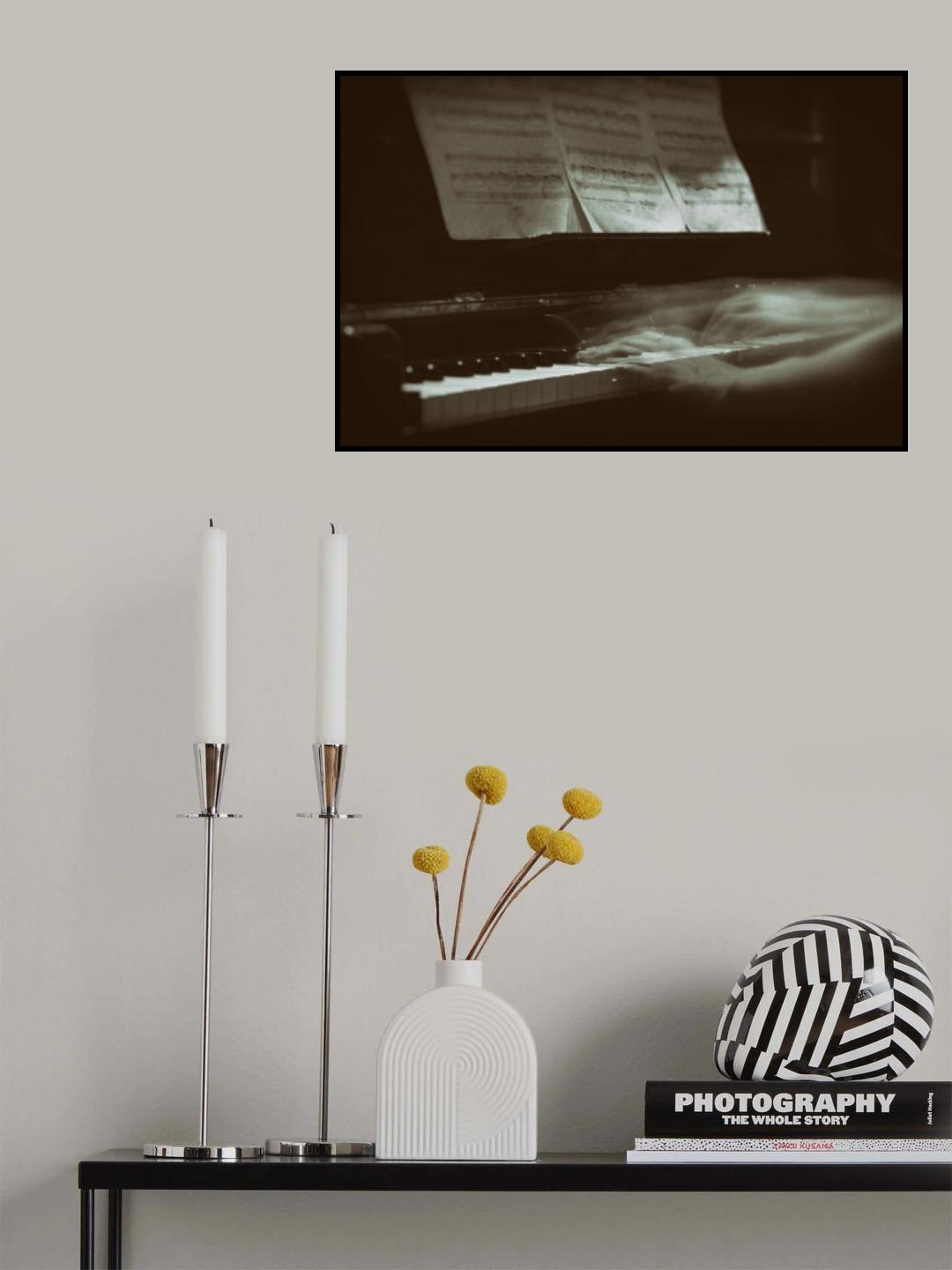 Play the piano Poster och Canvastavla