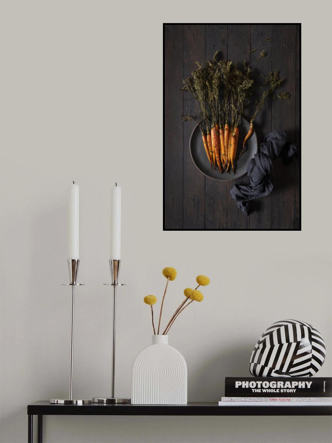 Roasted carrots Poster och Canvastavla