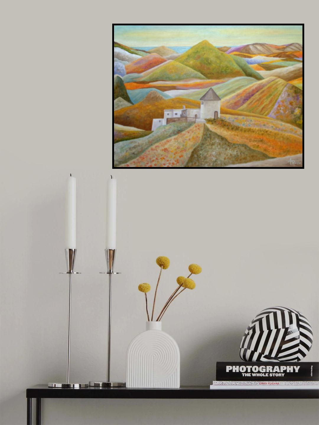 As the Valley Grows Poster och Canvastavla