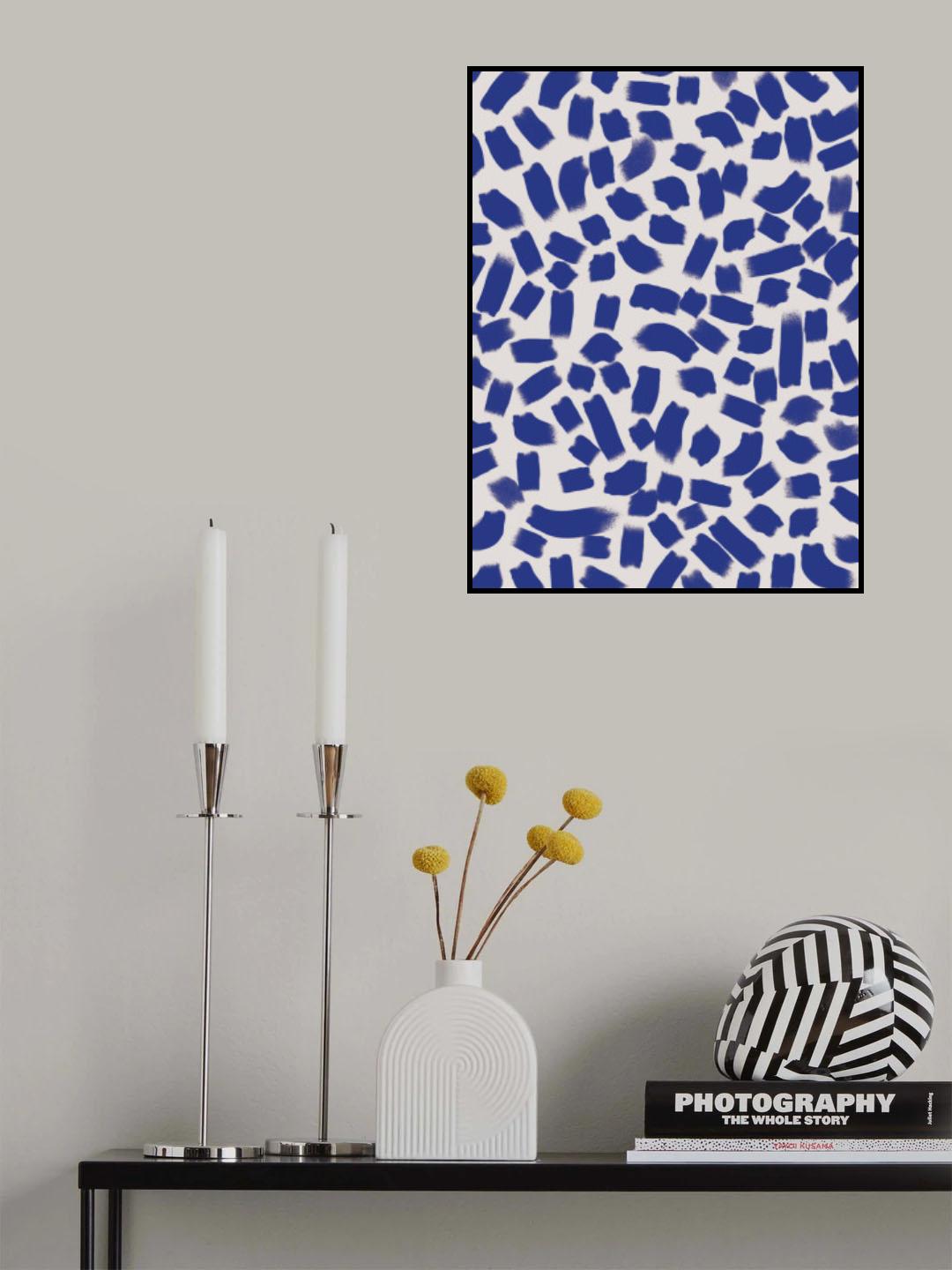 Blue Strokes Pattern