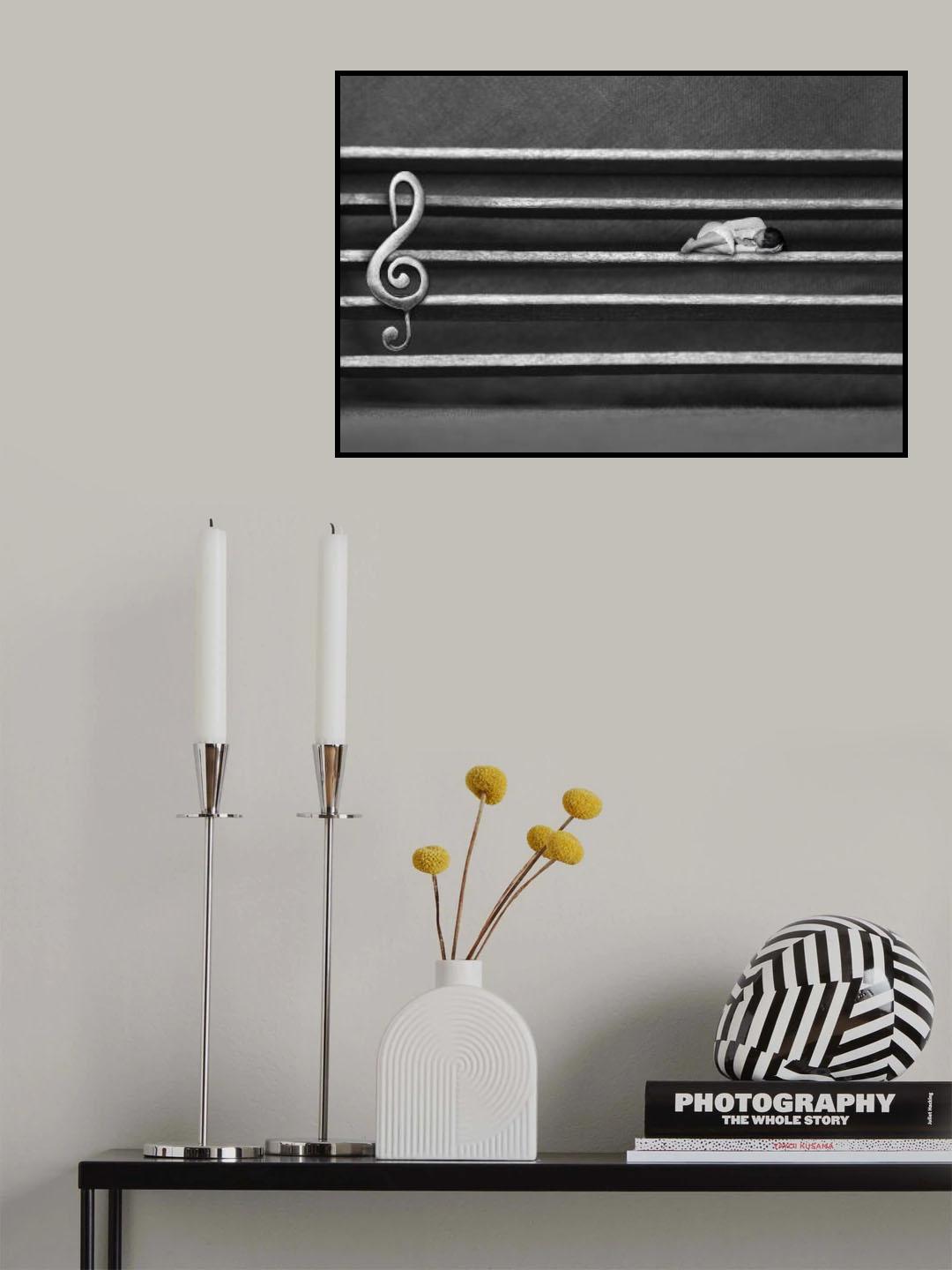 Silence Poster och Canvastavla
