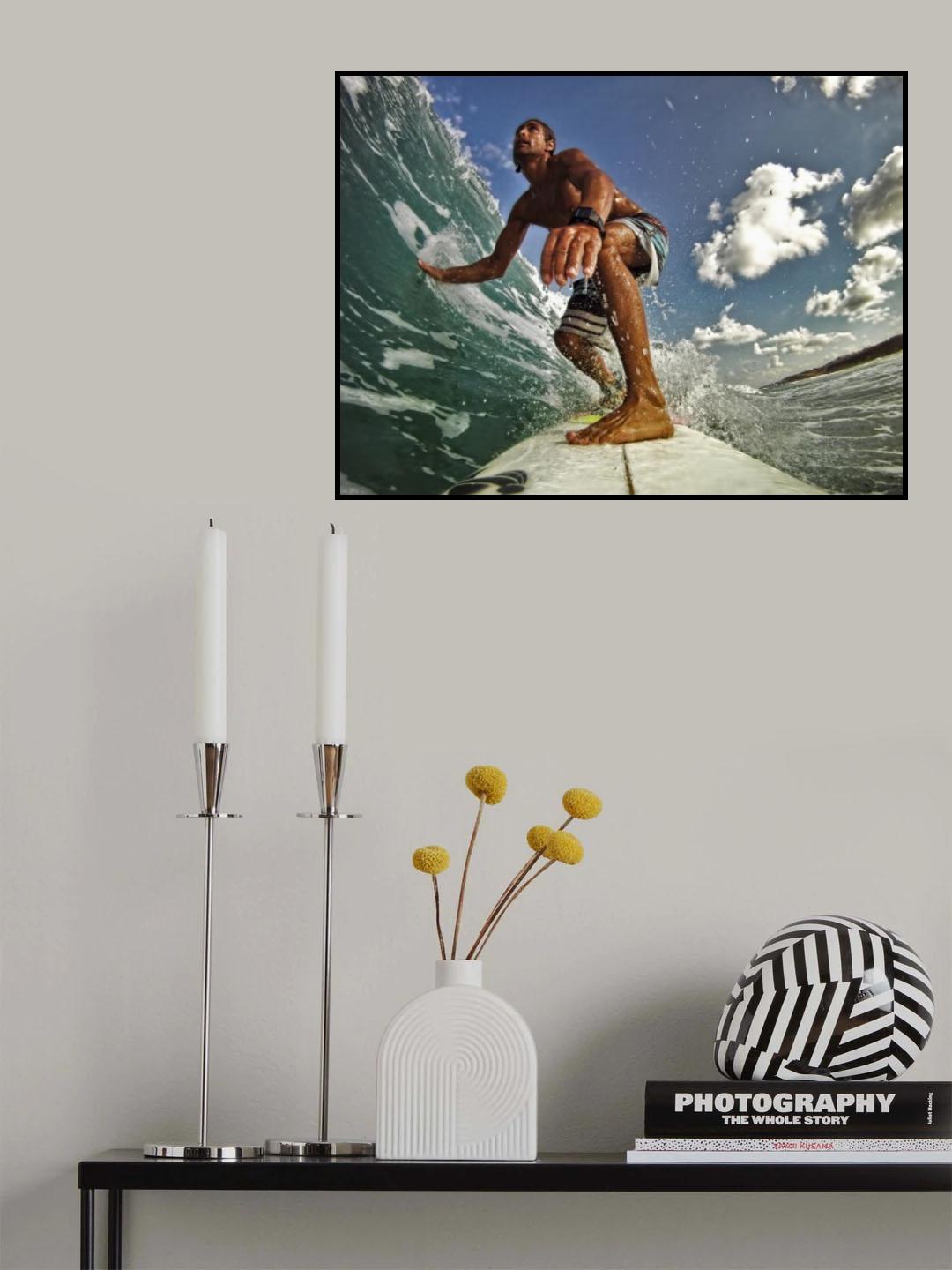 Surfer Poster och Canvastavla