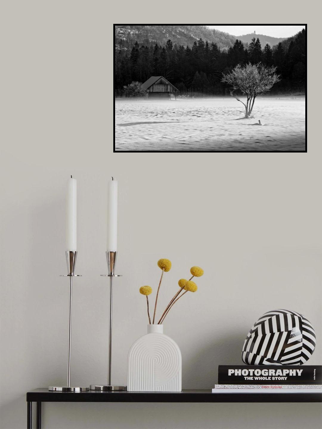 Winter Poster och Canvastavla