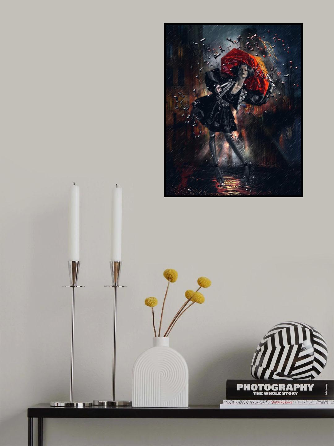 Rain Poster och Canvastavla