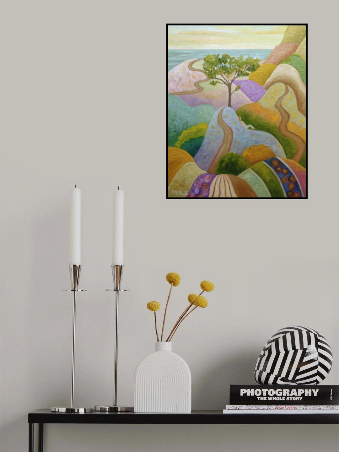 Murmur of Sea and Birds Poster och Canvastavla