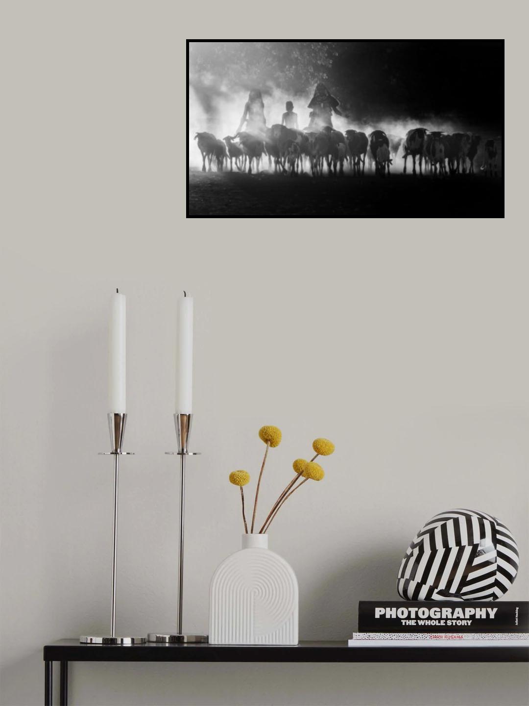 Going home at sunset Poster och Canvastavla