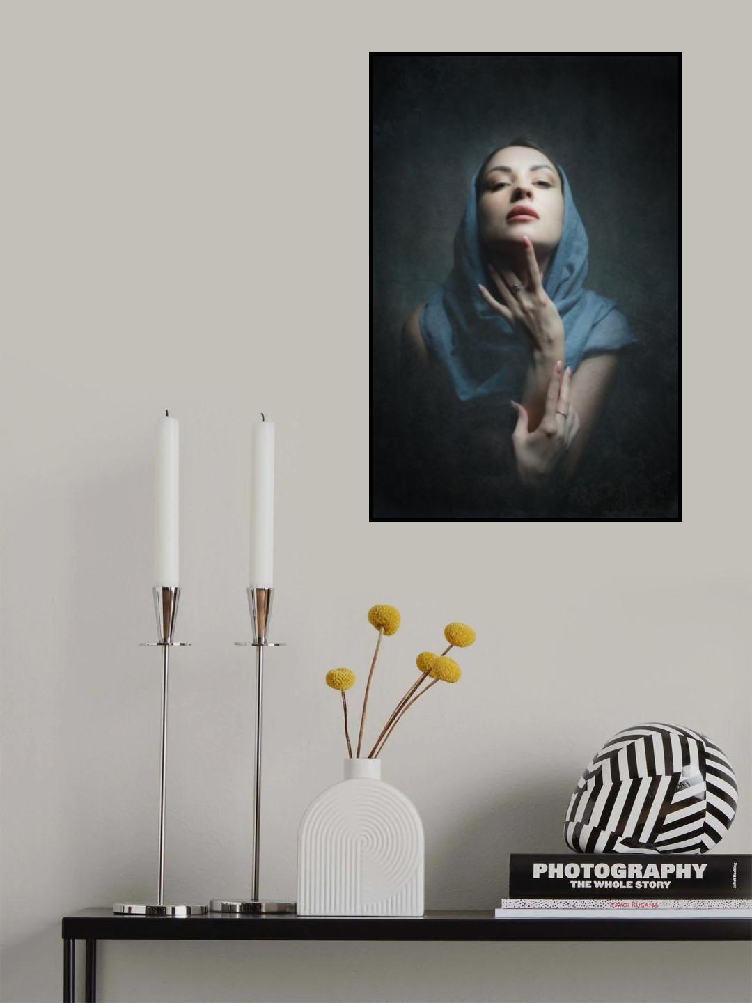 blue Poster och Canvastavla