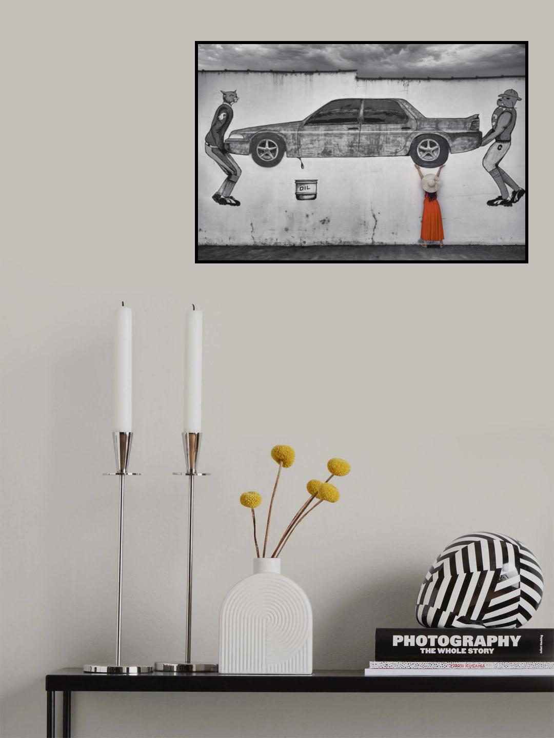 Help Poster och Canvastavla