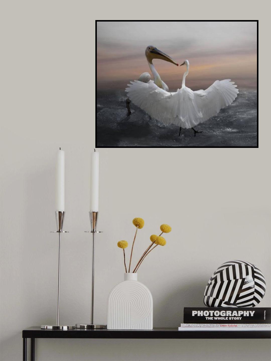Dance in the Water Poster och Canvastavla