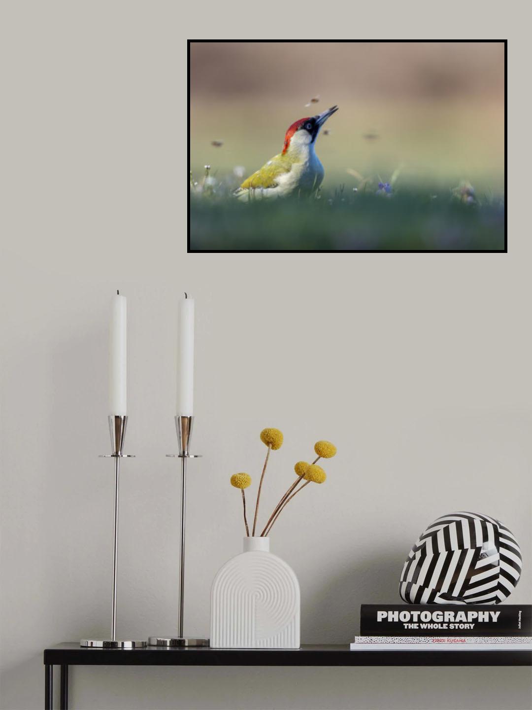 Among the flowers and the bees Poster och Canvastavla
