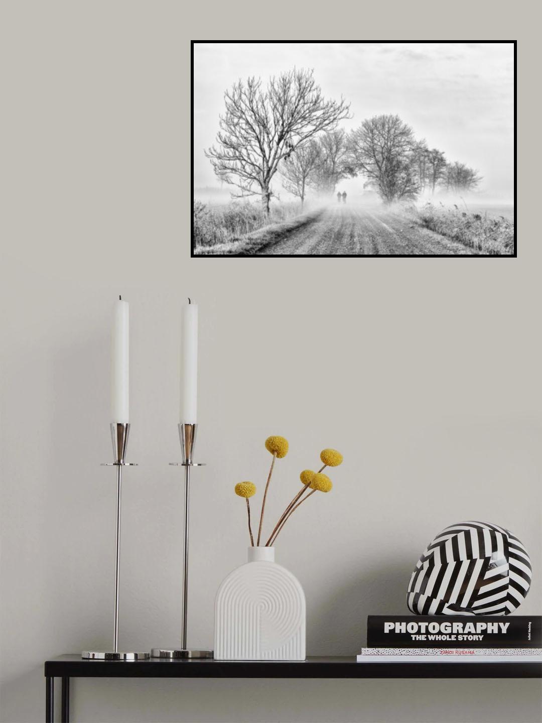 Foggy morning Poster och Canvastavla