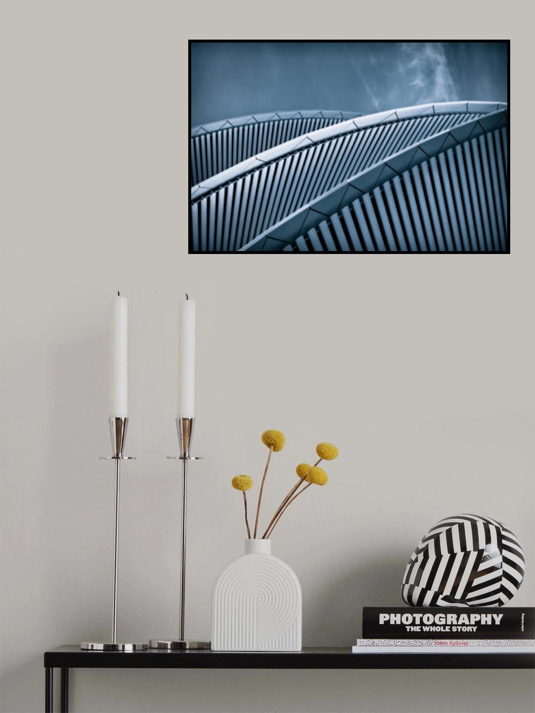 The Blue Poster och Canvastavla