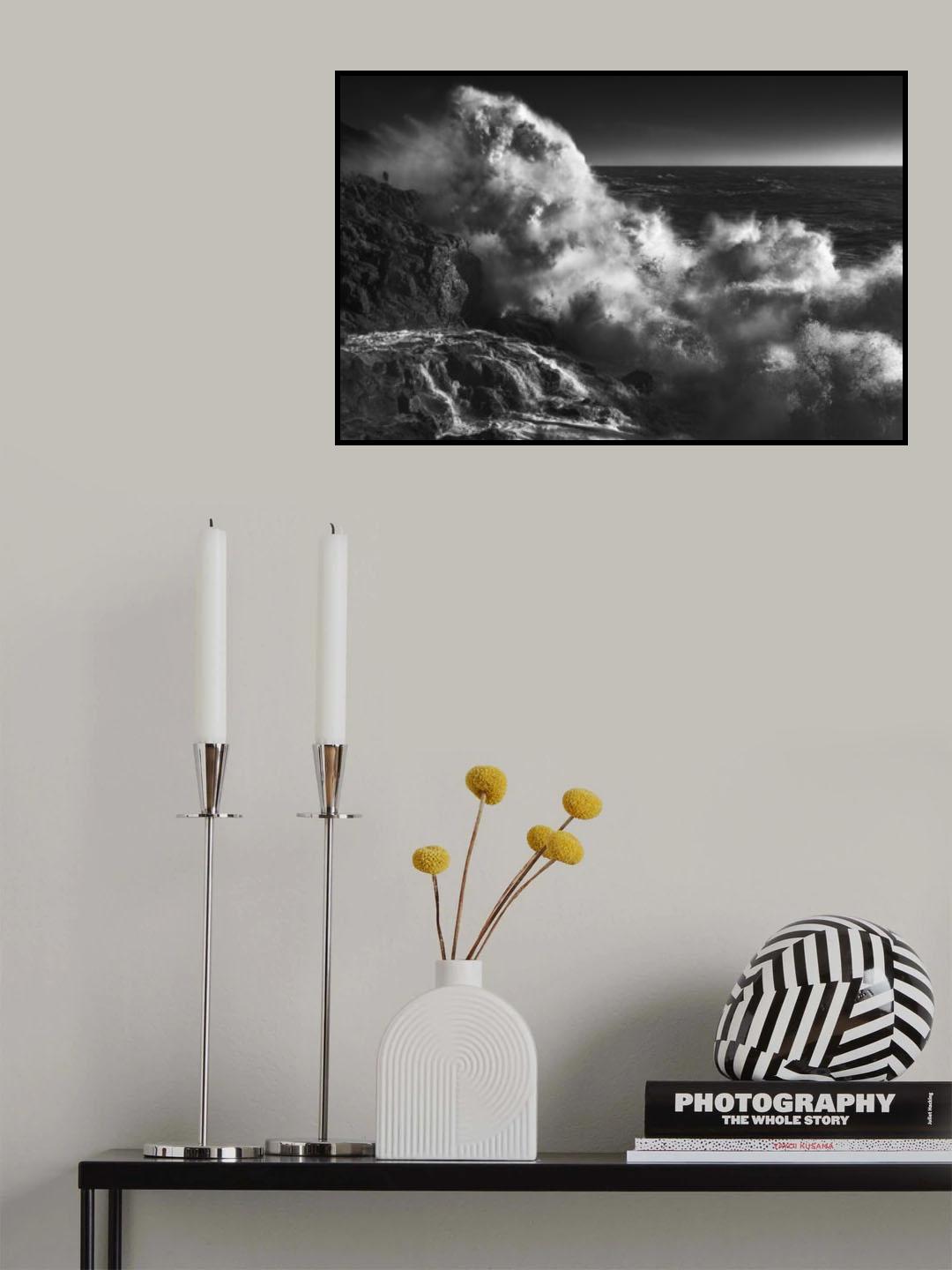 ALONE IN THE STORM Poster och Canvastavla