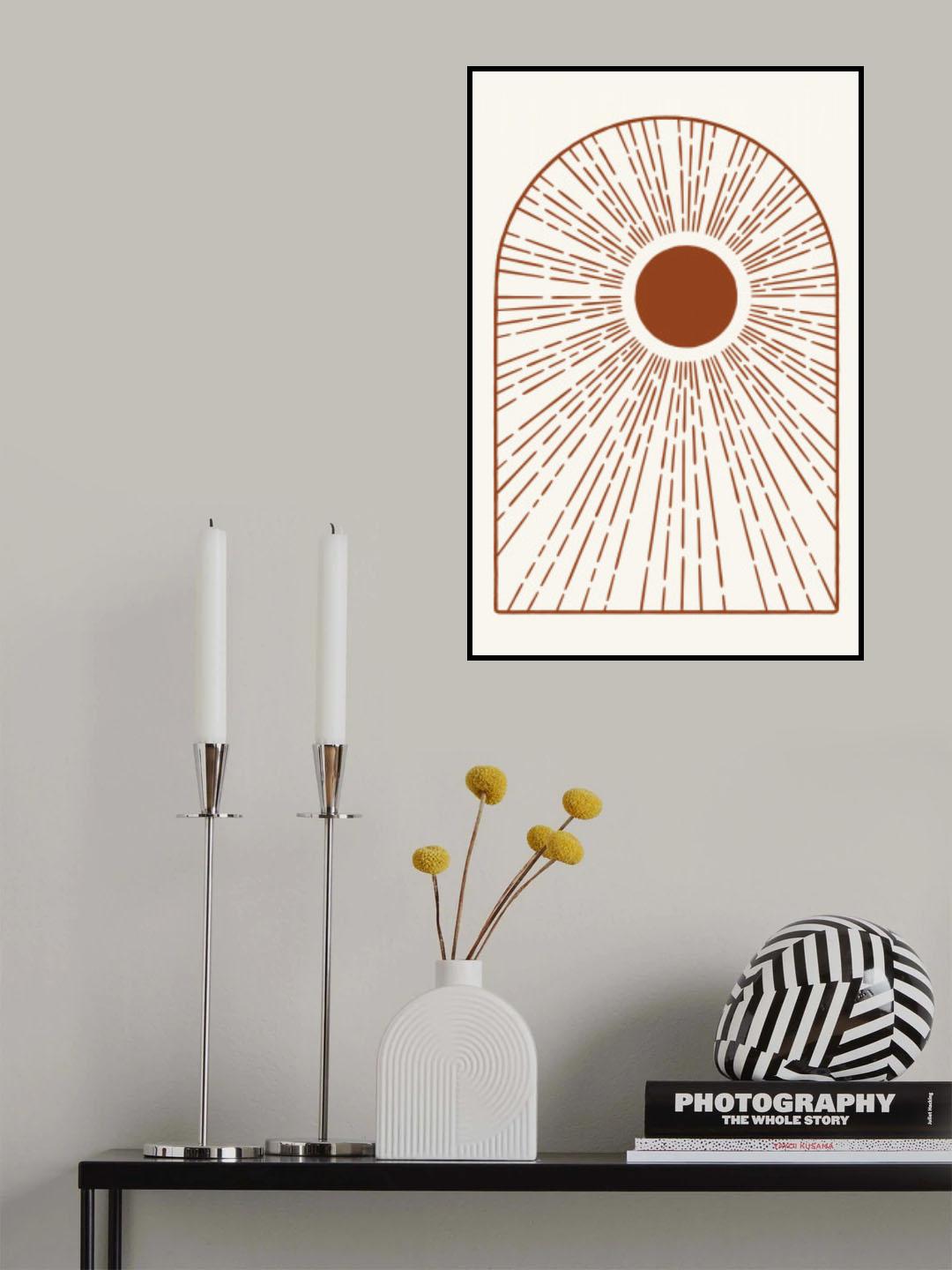Sun Poster och Canvastavla