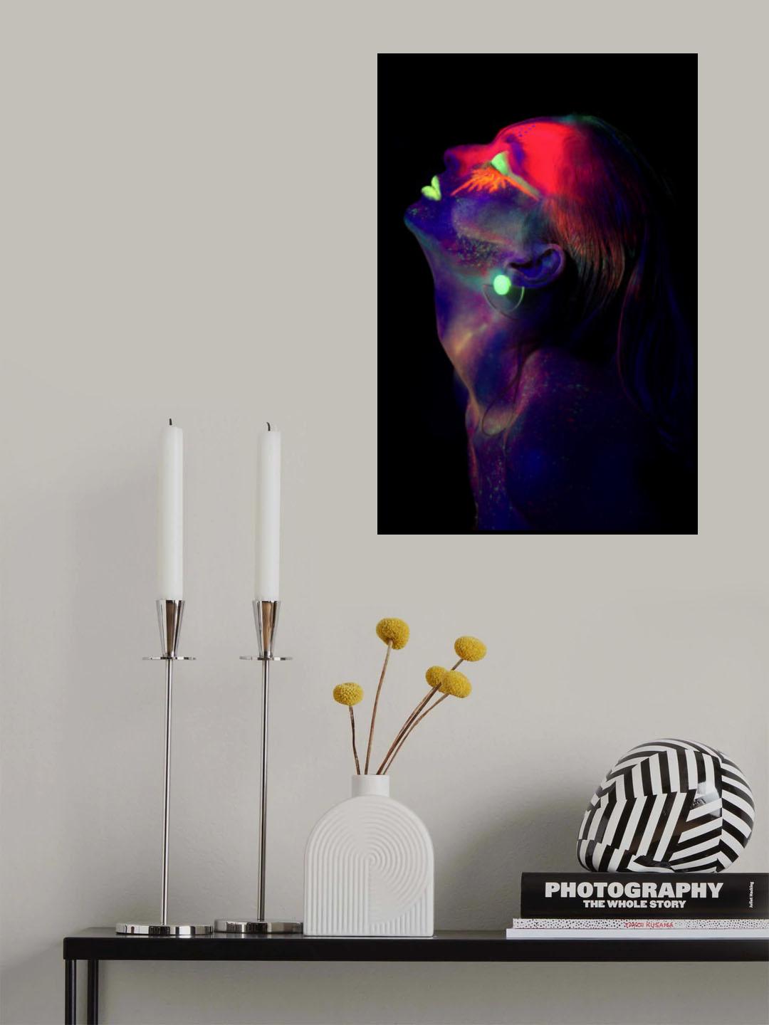Glow in the dark Poster och Canvastavla