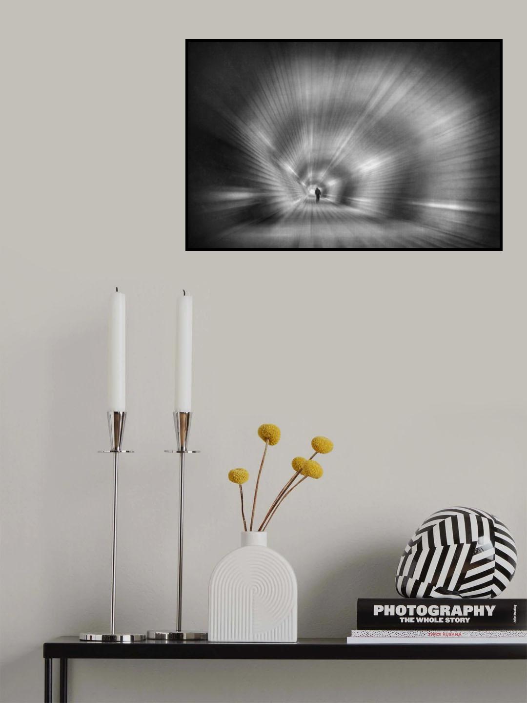In the tunnel of the spiral Poster och Canvastavla