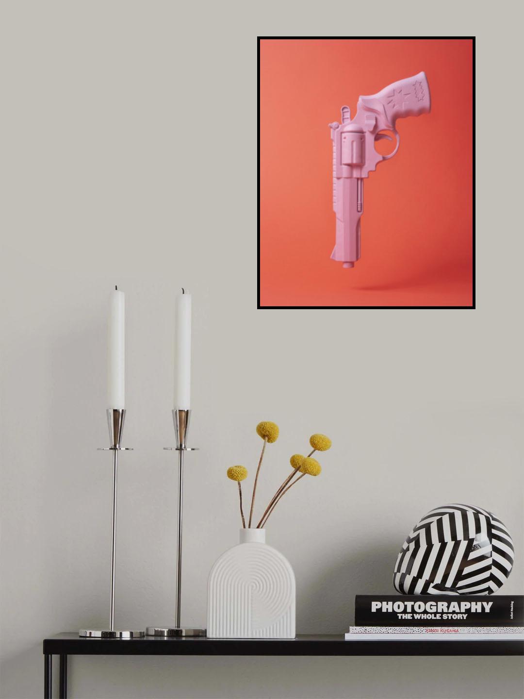 Pinkgun Poster och Canvastavla
