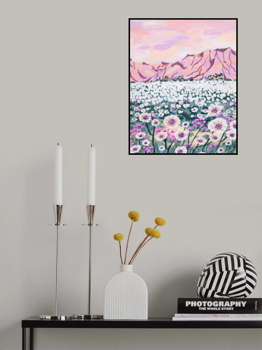 Pink Desert Poster och Canvastavla