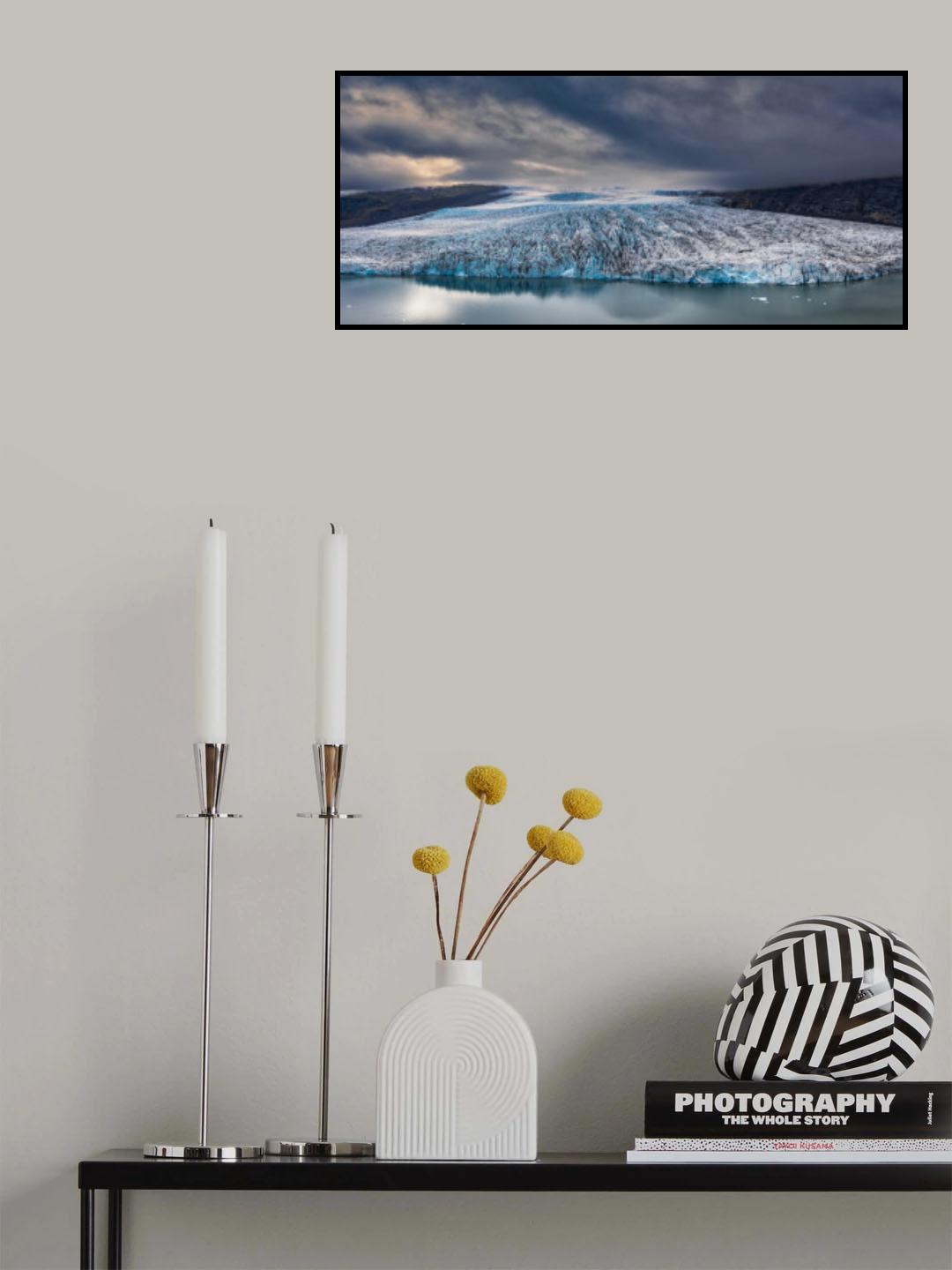 Breiðamerkurjökull Poster och Canvastavla
