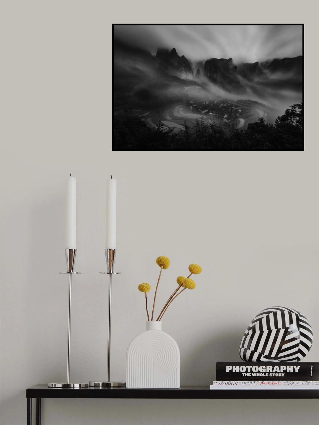 Ancient Village Poster och Canvastavla