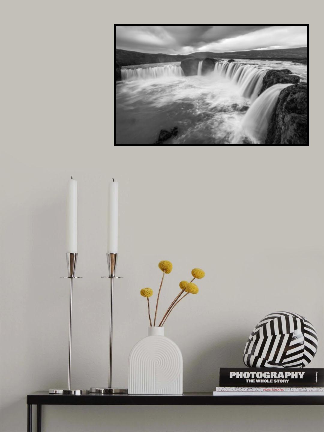 Godafoss Poster och Canvastavla