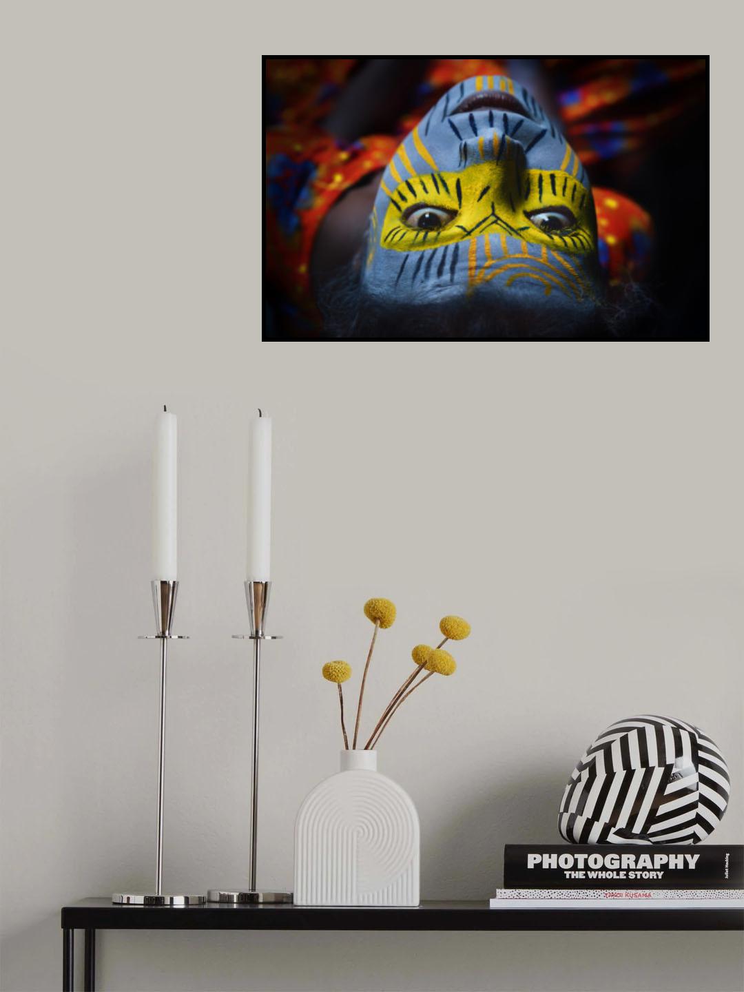 Face Painting Poster och Canvastavla